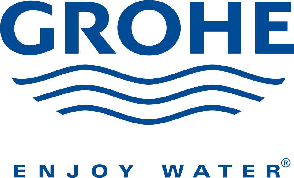 GROHE – Robinetterie & systèmes sanitaires – installé par TUY'EAU ET CIE Garons Nîmes Logo GROHE – marque partenaire de TUY'EAU ET CIE plombier à Garons (Gard) – Robinetterie & systèmes sanitaires