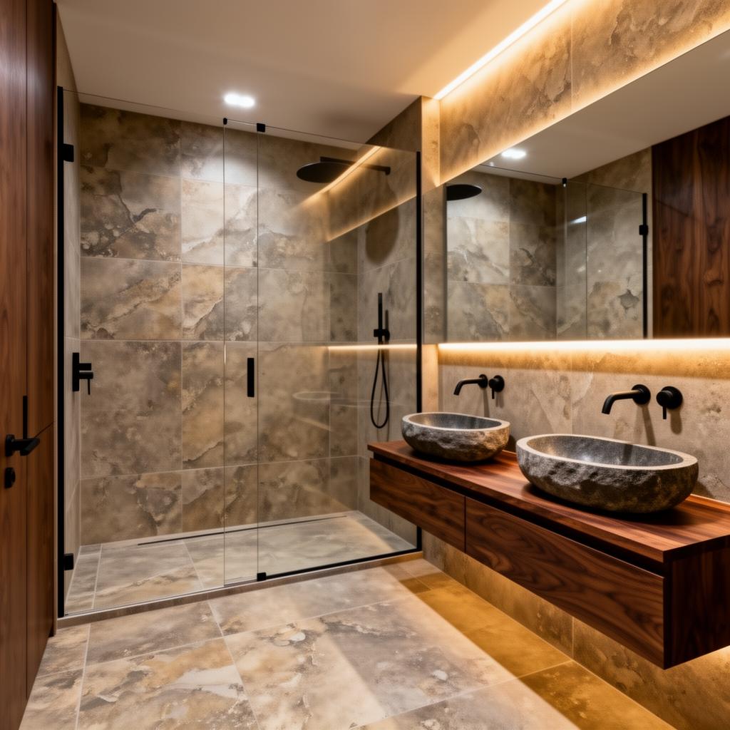 Rénovation salle de bain douche italienne Nîmes Rénovation de salle de bain avec douche à l'italienne à Nîmes par TUY'EAU ET CIE plombier Gard